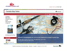 Tablet Screenshot of canadamapsales.com